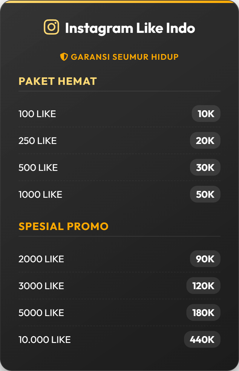 Instagram Like Indo