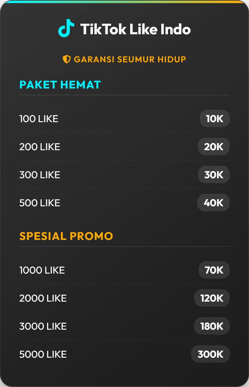 TikTok Like Indo